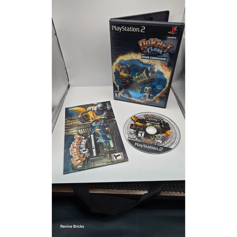 Ratchet & Clank: Going Commando (Sony PlayStation 2, 2003) CIB Complete Tested